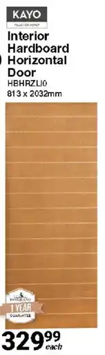 Mica Kayo Interior Hardboard Horizontal Door offer