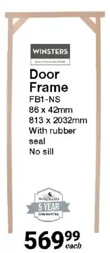 Mica Winsters Door Frame offer