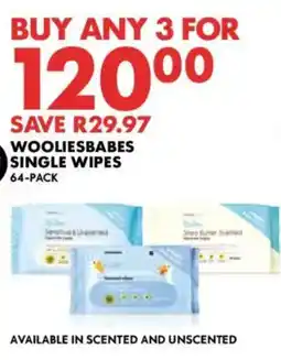 Woolworths Wooliesbabes Single Wipes offer
