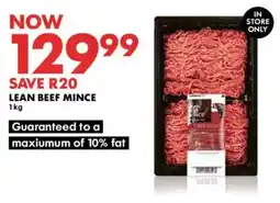 Woolworths Lean Beef Mince offer