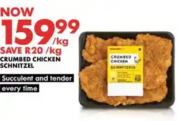Woolworths Crumbed Chicken Schnitzels offer