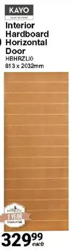 Mica KAYO Interior Hardboard Horizontal Door offer