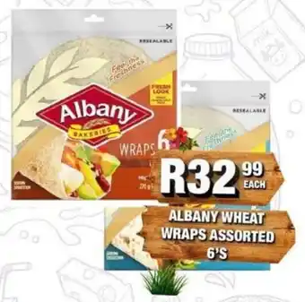 Take 'n Pay Albany wheat wraps assorted offer