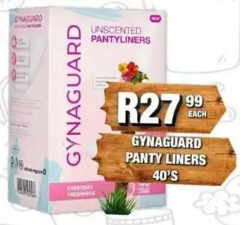 Take 'n Pay Gynaguard panty liners offer