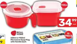 Pick n Pay Real Home Microwave Soup Mug with Handle offer