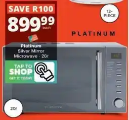 Checkers Platinum Silver Mirror Microwave offer