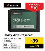 Builders Warehouse Bedrock Heavy Duty Dropsheet 646886 offer