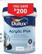 Builders Warehouse Dulux 20L Acrylic PVA 146004 offer