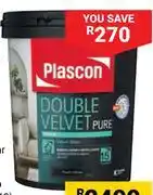 Builders Warehouse Plascon 20L Double Velvet 26390 offer