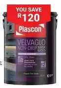 Builders Warehouse Plascon 5L Velvaglo Non Drip Water Based Enamel 538404 offer