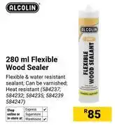 Builders Warehouse Alcolin Flexible Wood Sealer 584237,584232,584235,584239,584247-280ml offer