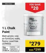 Builders Warehouse Fired Earth 1L Chalk Paint 579953 offer