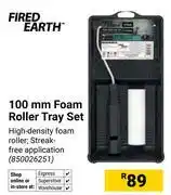 Builders Warehouse Fired Earth 100mm Foam Roller Tray Set 850026251 offer