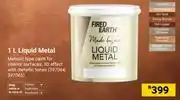 Builders Warehouse Fired Earth 1L Liquid Metal 397064, 397065 offer