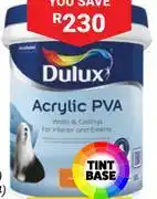 Builders Warehouse Dulux 20L Acrylic PVA 146014 offer
