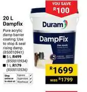 Builders Warehouse Duram Dampfix 850010941-20Ltr offer