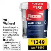Builders Warehouse Plascon Wallseal 515676-20Ltr offer