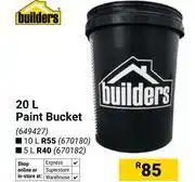 Builders Warehouse Builders 20Ltr Paint Bucket 649427 offer