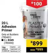 Builders Warehouse Fired Earth Adhesion Primer 785401-20Ltr offer