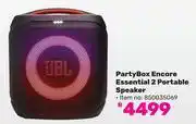 Game JBL Party Box Encore Essential 2 Portable Speaker 850035069 offer