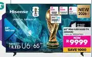 Game Hisense 65 Mini LED ULED TV 65U6S 850047485 offer