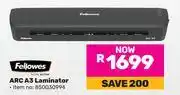 Game Fellowes Arc A3 Laminator 850030994 offer