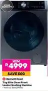 Game Bennett Read 7Kg Elite Clean Front Loader Washing Machine 850039600 offer