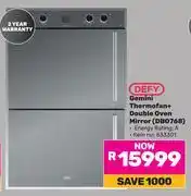 Game Defy Gemini Thermofan+ Double Oven Mirror DBO768 833301 offer
