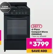 Game Defy 4 Place Compact Stove DSS554 836655 offer