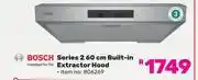 Game Bosch Series 2 60cm Built In Extractor Hood 806269 offer