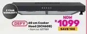Game Defy 60cm Cooker Hood DCH60B 837189 offer