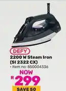 Game Defy 2200W Steam Iron SI 2322CX 850004336 offer