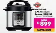 Game Genesis 5.7Ltr Multi-Chef Pressure Cooker 80GMU 850038831 offer