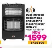 Game Alva Dual Infrared Radiant Gas And Electric Indoor Heater GH309 486184 offer
