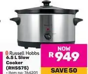 Game Russell Hobbs 6.5Ltr Slow Cooker RHSS75 764201 offer