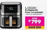 Game Logik 8Ltr Digital Air Fryer LT-AF852SD 850024449 offer