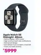 Game Apple Watch SE Midnight 40mm offer