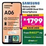 Game Samsung Galaxy A06 4G 64GB Dual Sim Smartphone offer