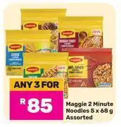 Game Maggi 2 Minute Noodles Assorted-For 3 x 5 x 68g offer