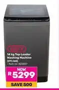 Game Defy 14Kg Top Loader Washing Machine DTL160 823857 offer