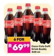 Game Coca Cola Soft Drink Buddy-For 6 x 440ml offer