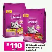 Game Whiskas Dry Adult Cat Food Assorted-900g offer