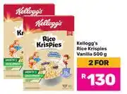 Game Kellogg's Rice Krispies Vanilla-For 2 x 500g offer