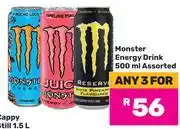 Game Monster Energy Drink Assorted-For 3 x 500ml offer