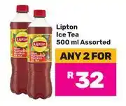 Game Lipton Ice Tea Assorted-For 2 x 500ml offer
