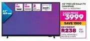 Game Samsung 43 FHD LED Smart TV UA43F60 850029867 offer
