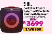 Game JBL Party Box Encore Essential 2 Portable Bluetooth Speaker 850035069 offer