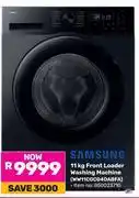Game Samsung 11Kg Front Loader Washing Machine WW11CGC04DABFA 850023710 offer