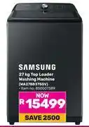 Game Samsung 27Kg Top Loader Washing Machine WA27B8375GV 850007389 offer