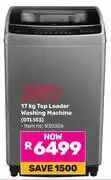 Game Defy 17Kg Top Loader Washing Machine DTL153 830306 offer